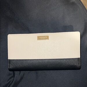 Kate Spade Two-Tone Black and Cream Wallet